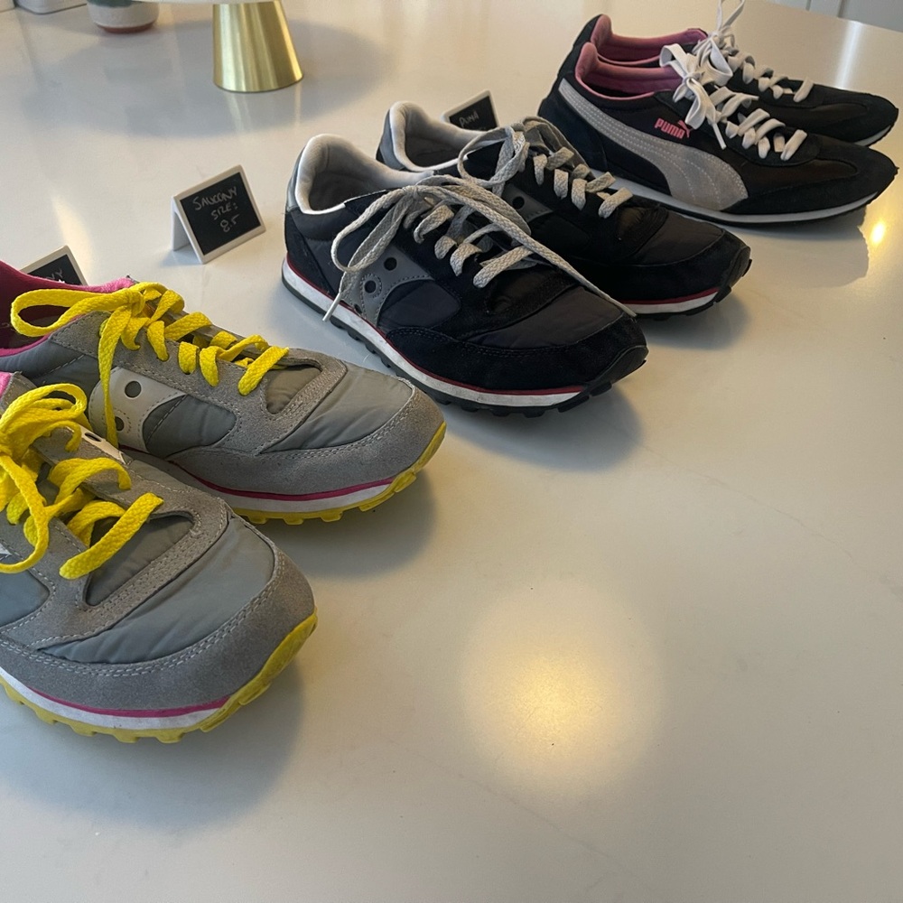 Shoe Bundle/Saucony/Puma Preowned Condition